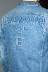 Balmain balmain zipped print hoodie item